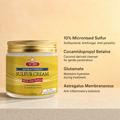 Maximum Strength 10% Sulfur Cream